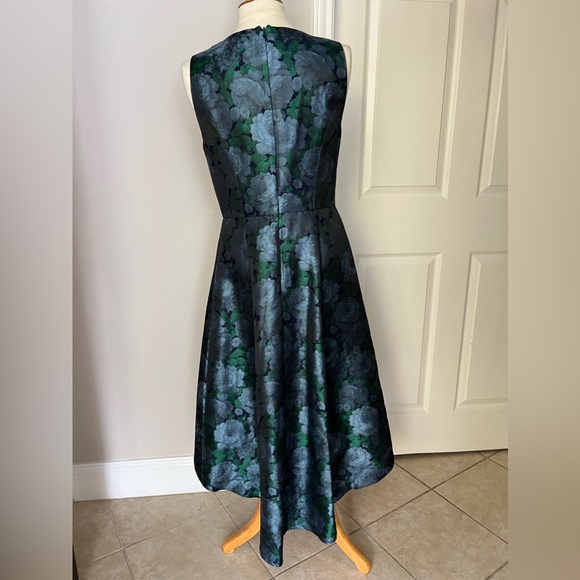 Adriana Papell High Low Jacquard Dress size 6 - Picture 2 of 5